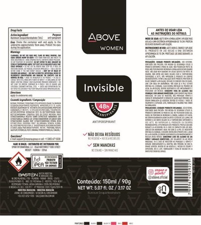 Antitranspirante Above Invisible Feminino 150ml - ficha.jpg Antitranspirante Above Invisible Feminino 150ml ficha